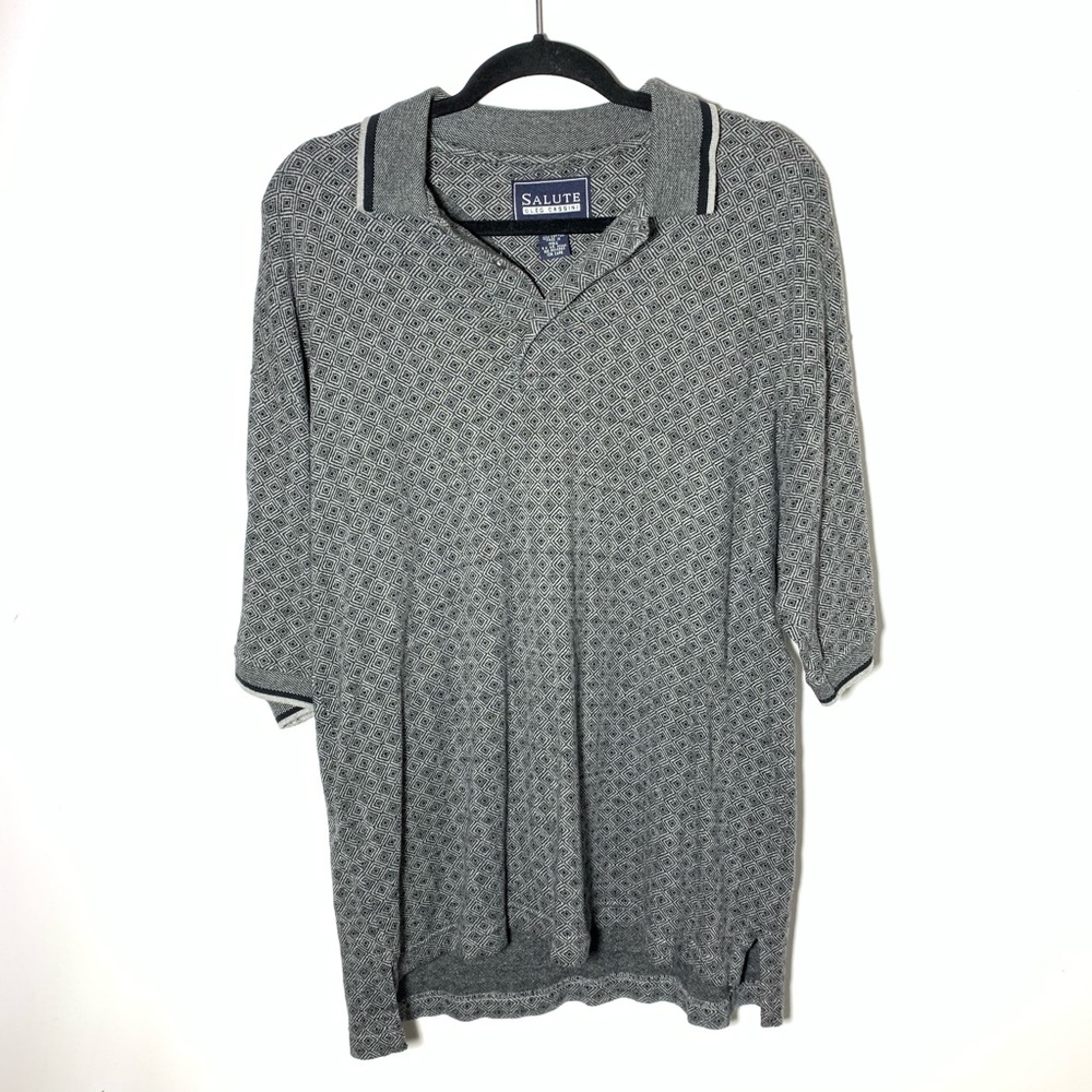 Oleg Cassini | Salute Gray Diamond Polo